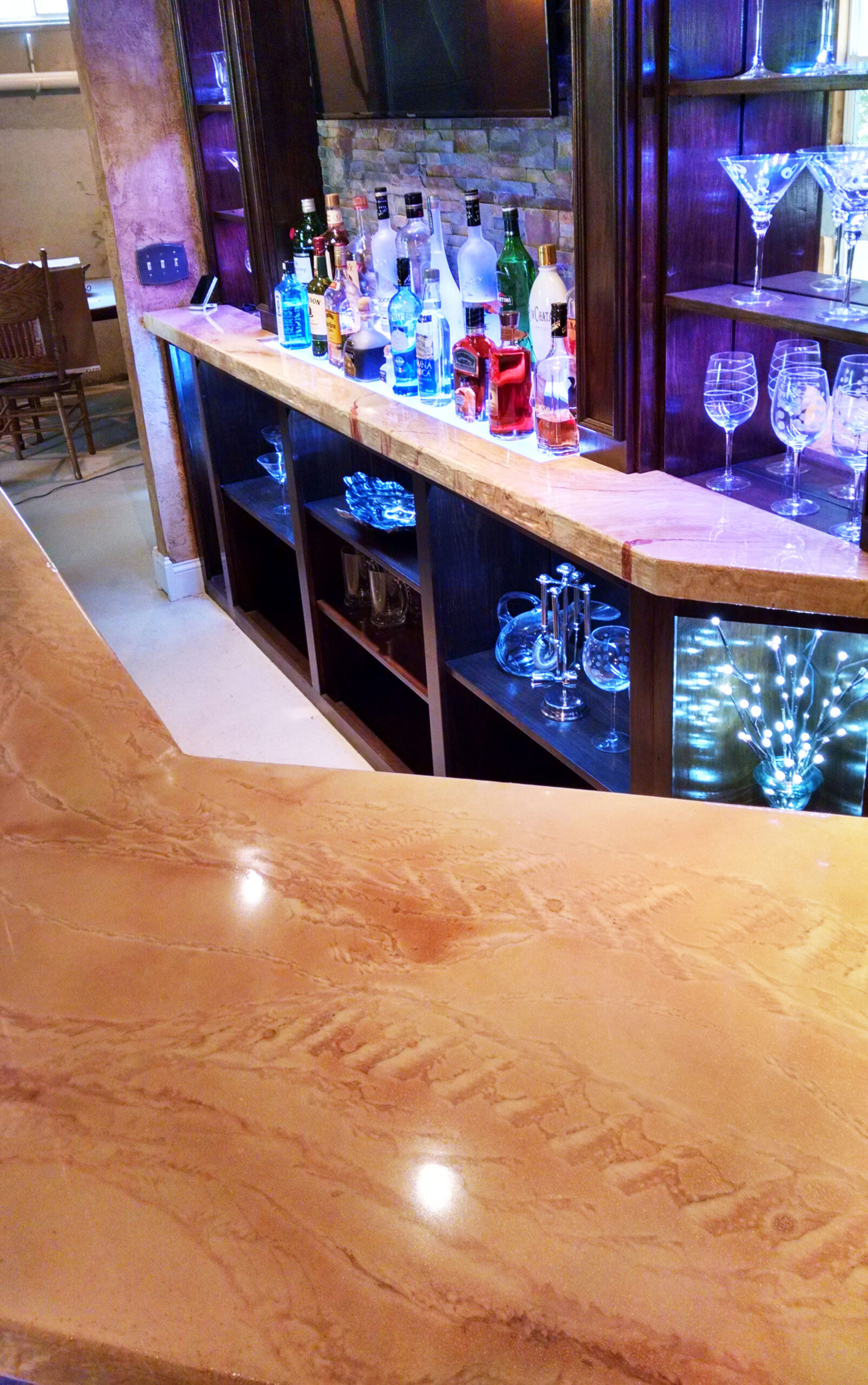 Travertine Bartop