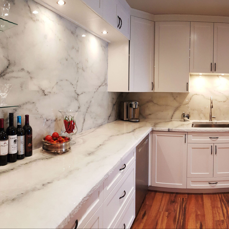 White Marble Kitchen