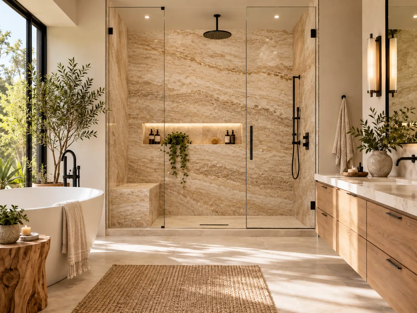 Natural shower design